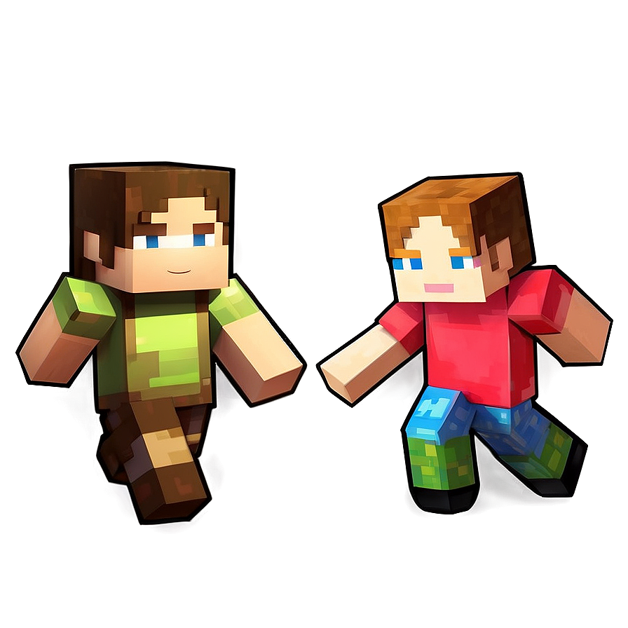 Download Steve And Alex Minecraft Png 05242024 | Wallpapers.com