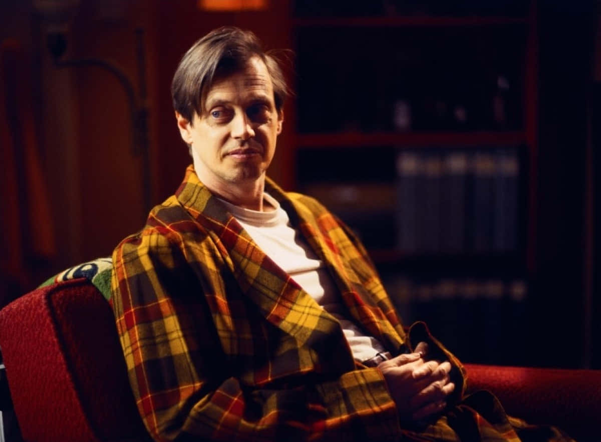 Award-winning actor Steve Buscemi with a thoughtful pose. Wallpaper