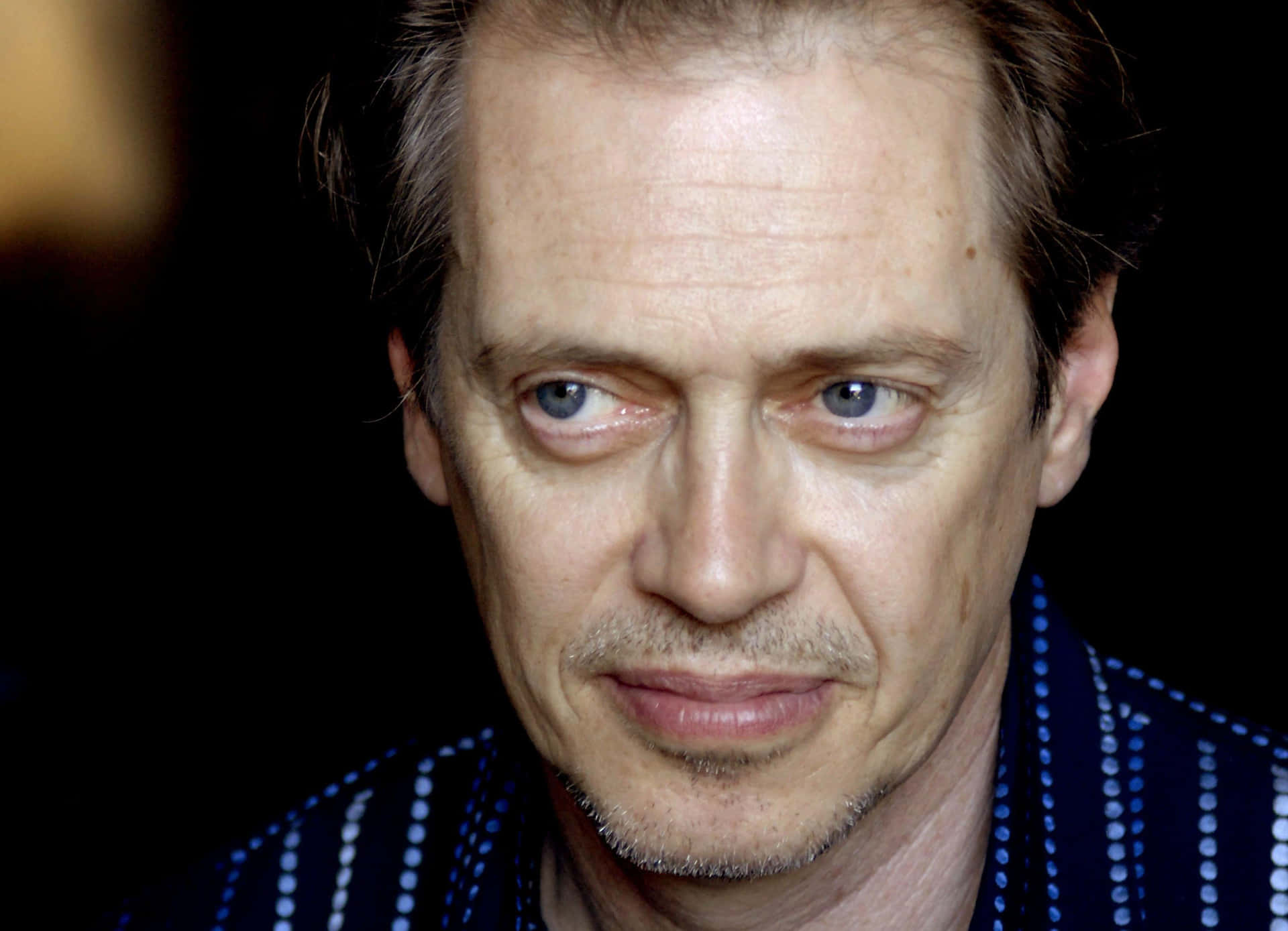 Hollywood actor Steve Buscemi, in a contemplative moment. Wallpaper