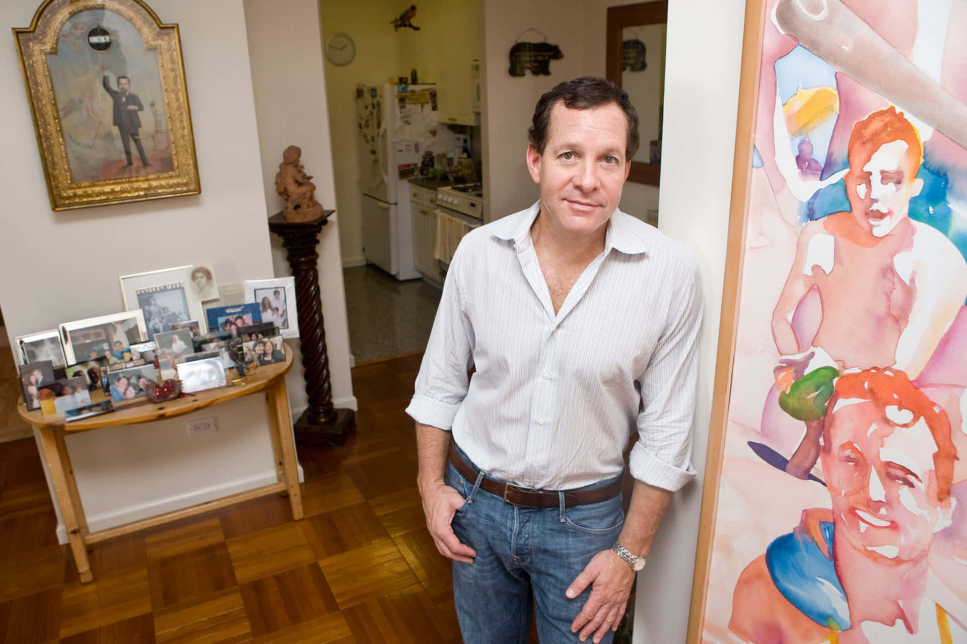 Actor Steve Guttenberg Embraces His Leading Role Wallpaper