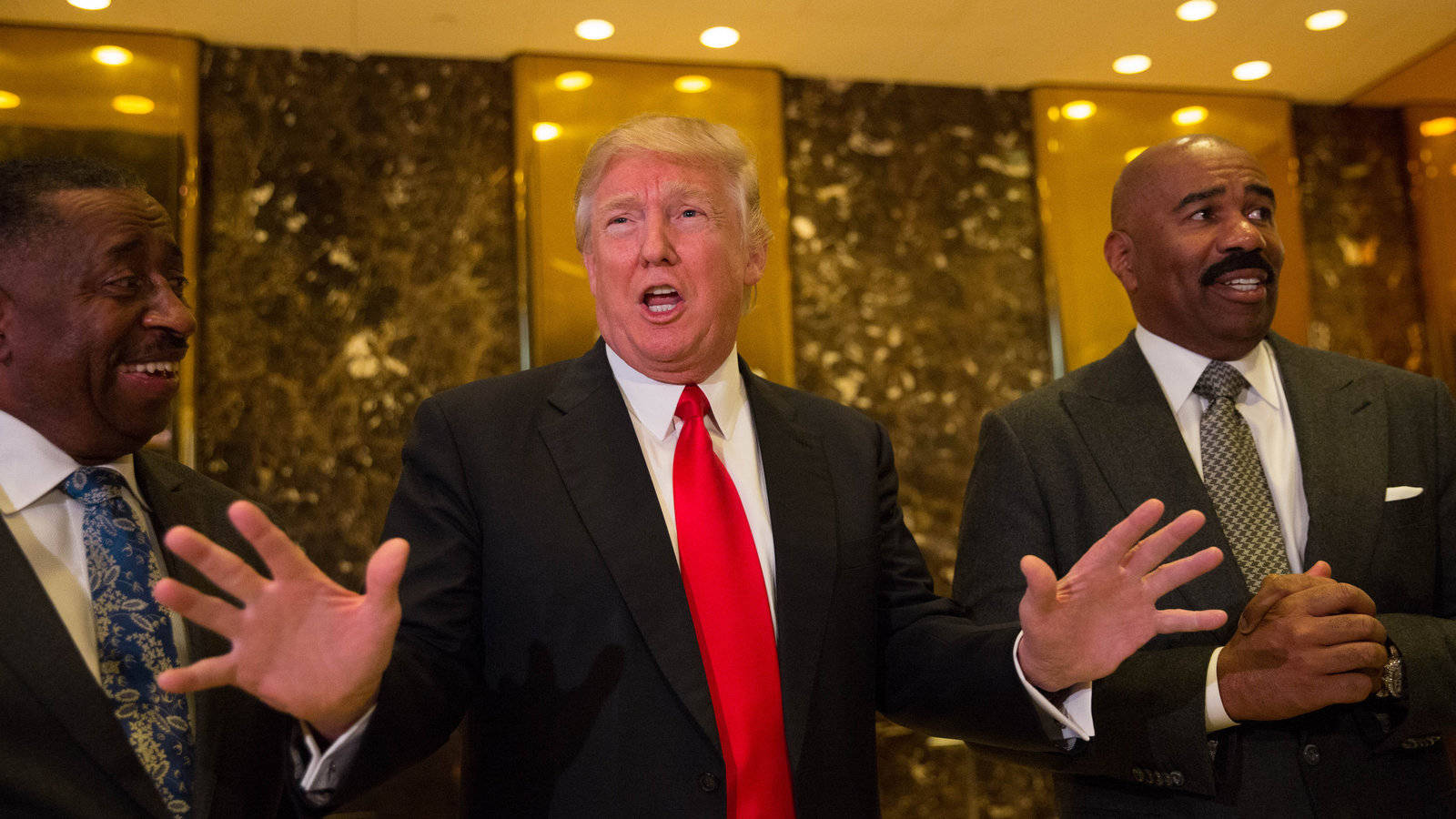 Steve Harvey And Donald Trump Picture