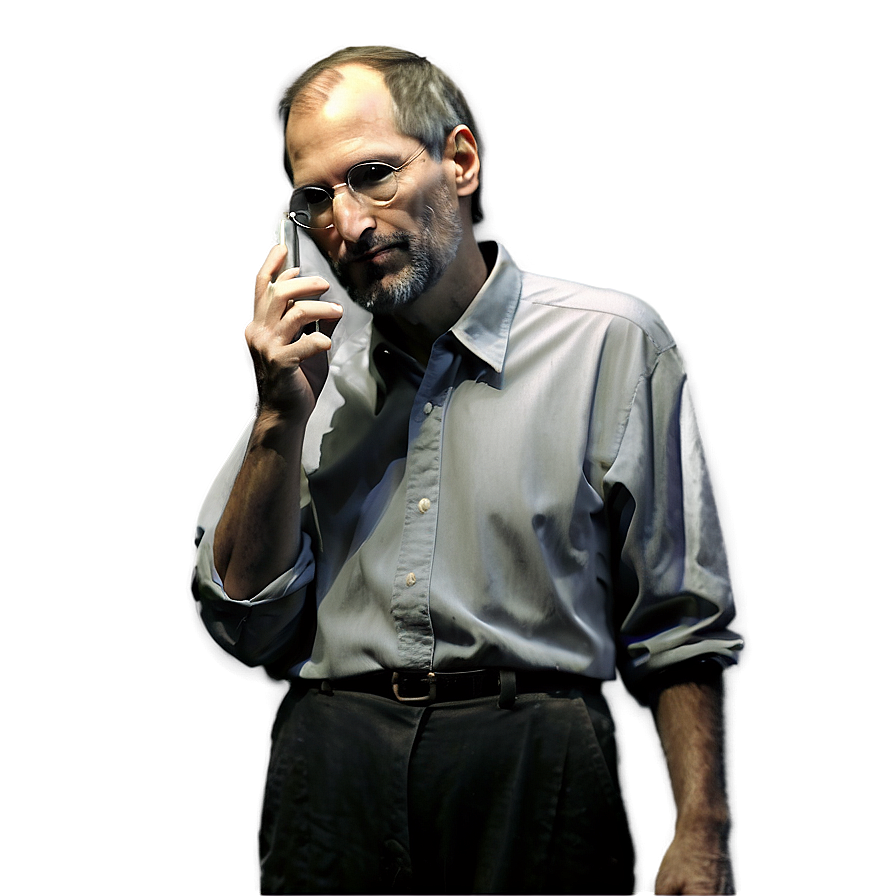 Steve Jobs Black And White Png Uxt PNG