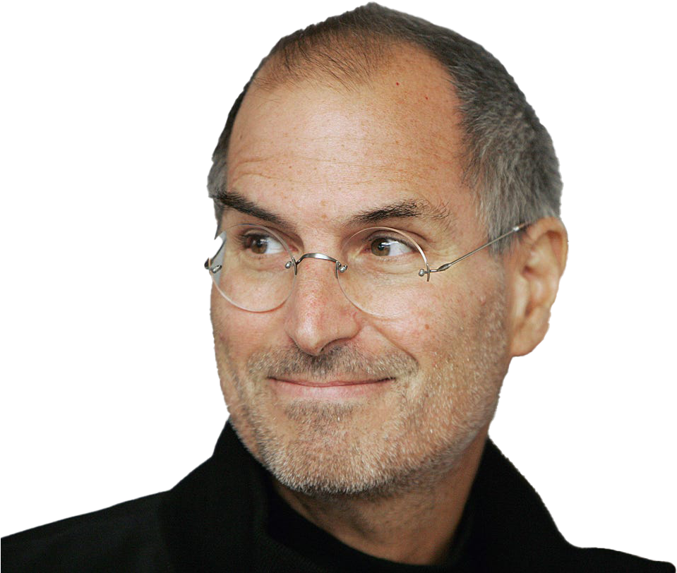 Steve Jobs Iconic Portrait PNG