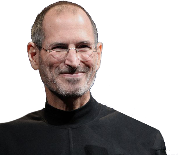 Steve Jobs Smiling Portrait PNG