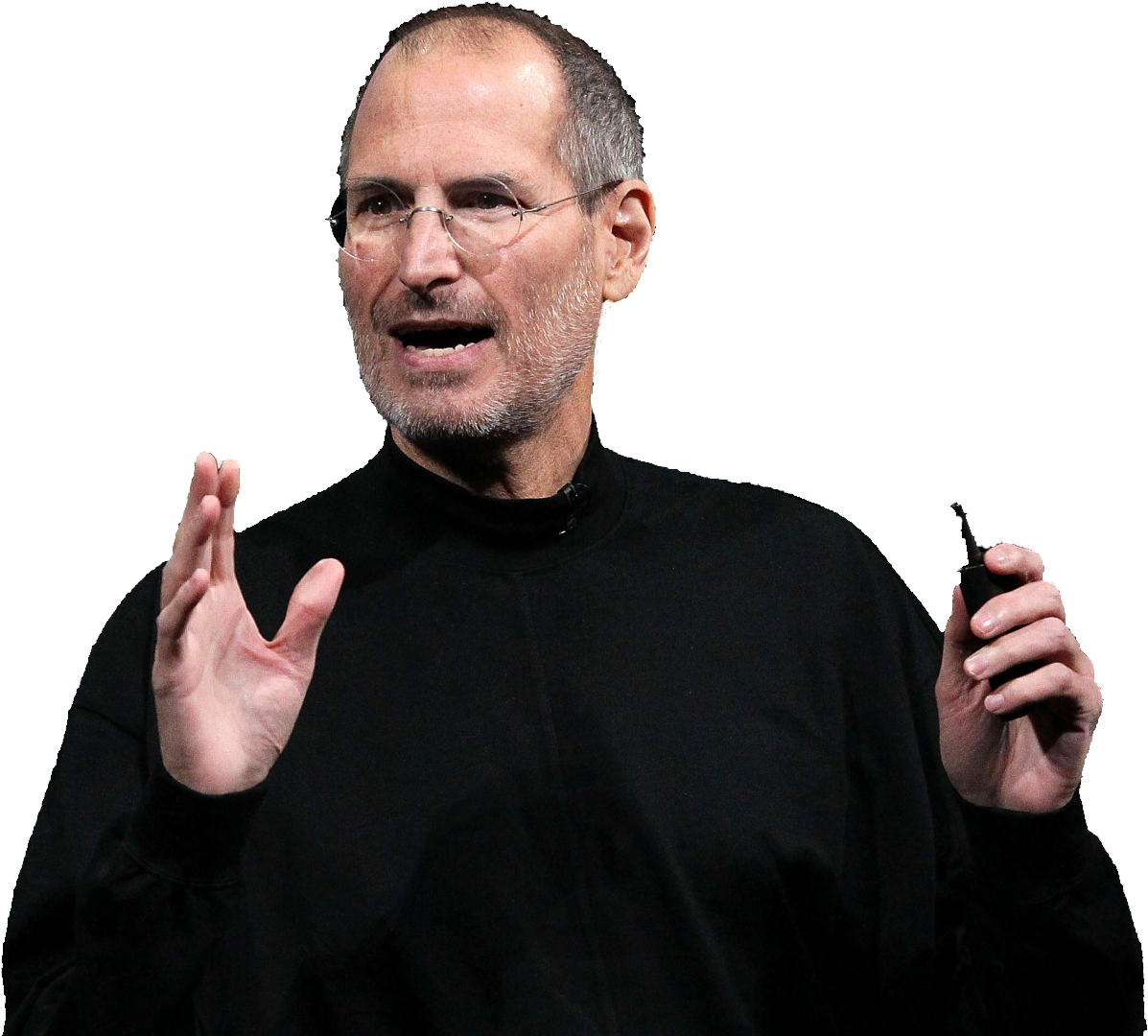 Steve Jobs Speaking Gesture PNG