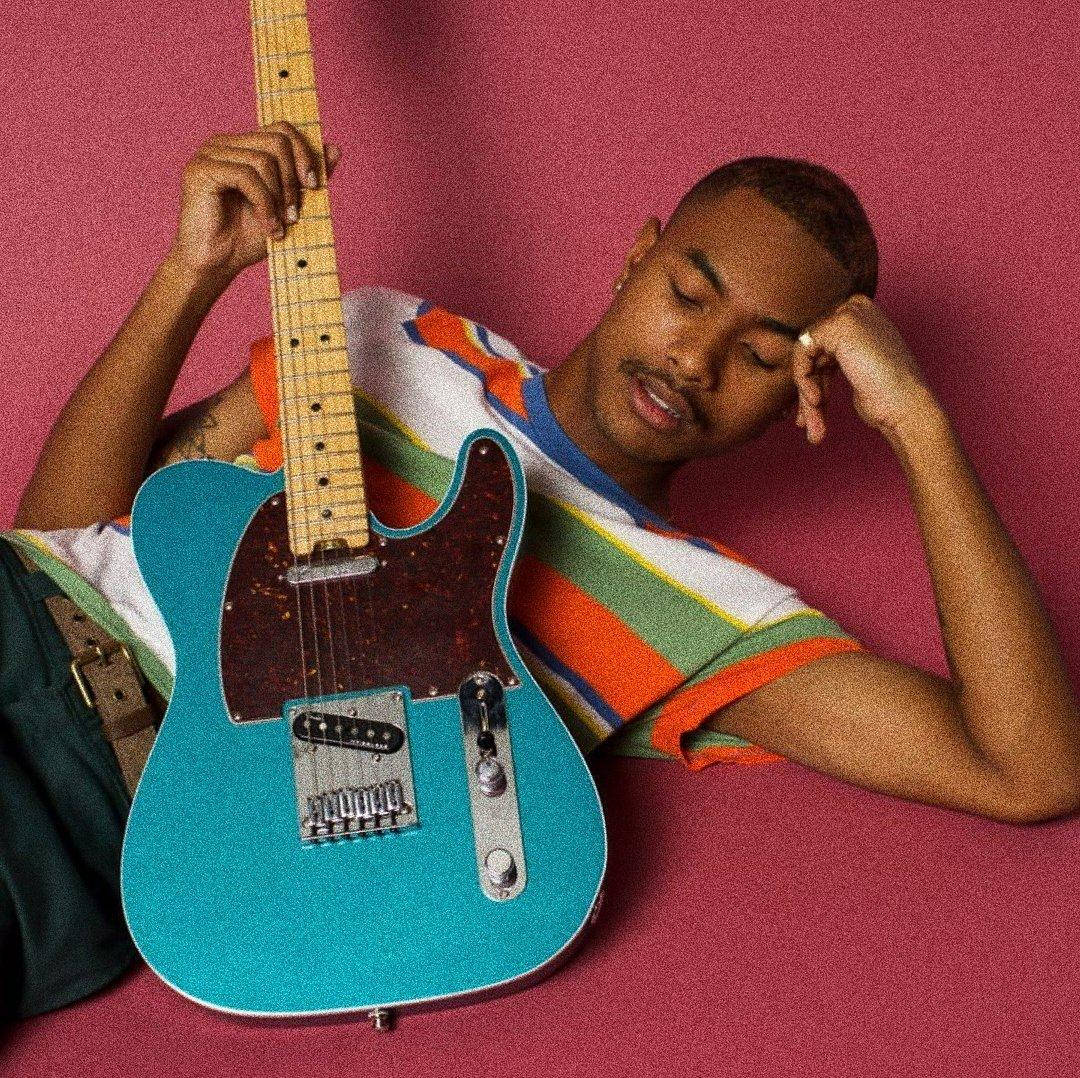 Steve Lacy On Pink Background