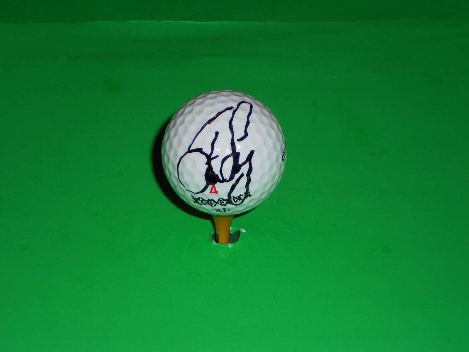 Steve Lowery Hand Signed Golf Ball Wallpaper