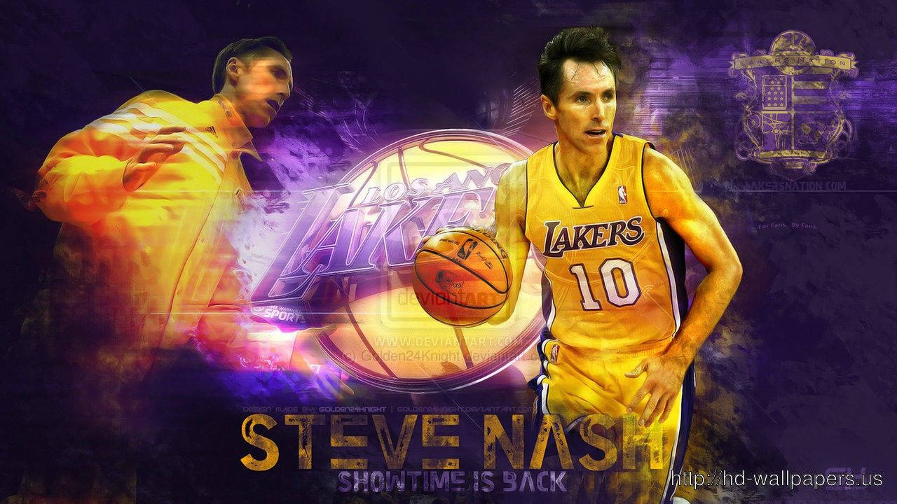 Lakers 10 Steve Nash Purple Revolution 30 NBA Jerseys