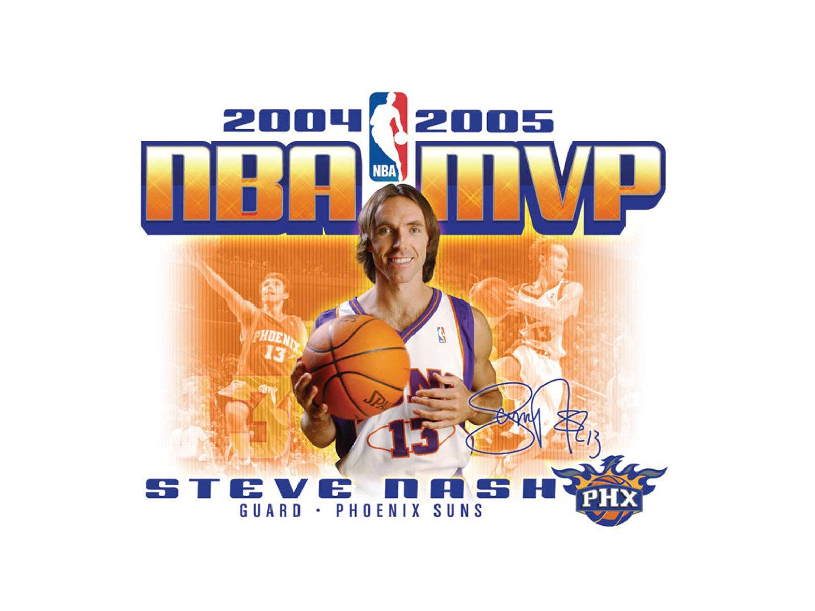 Steve Nash NBA 2004 2005 MVP Wallpaper