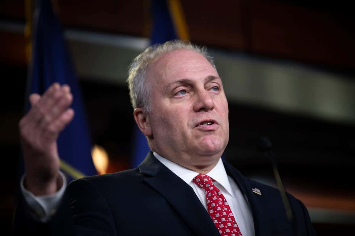 Steve Scalise Making Hand Signal Picture