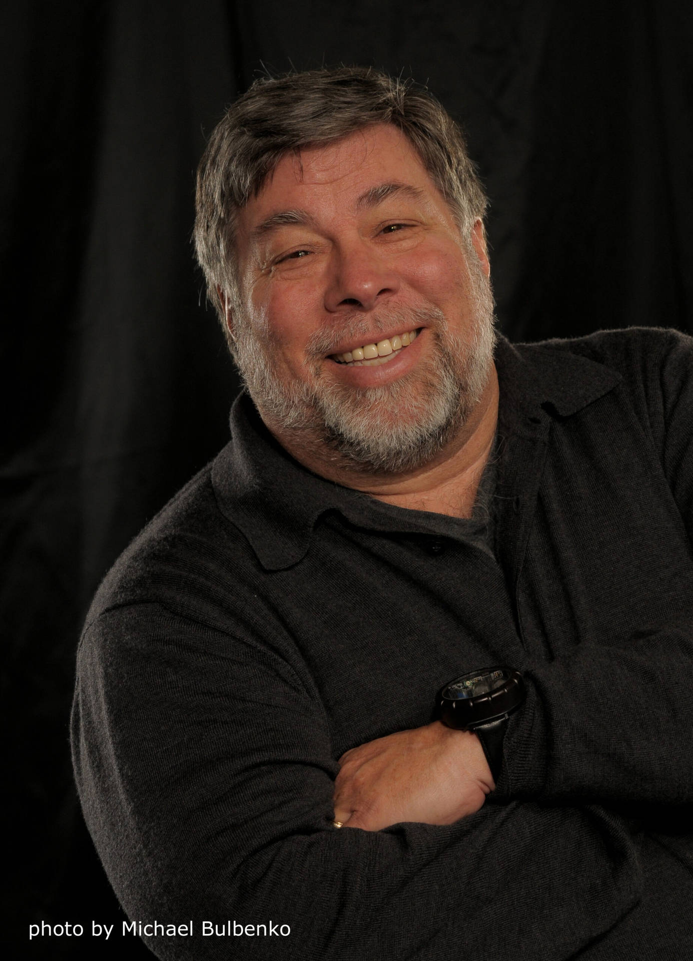 Steve Wozniak Crossed Arm Wallpaper