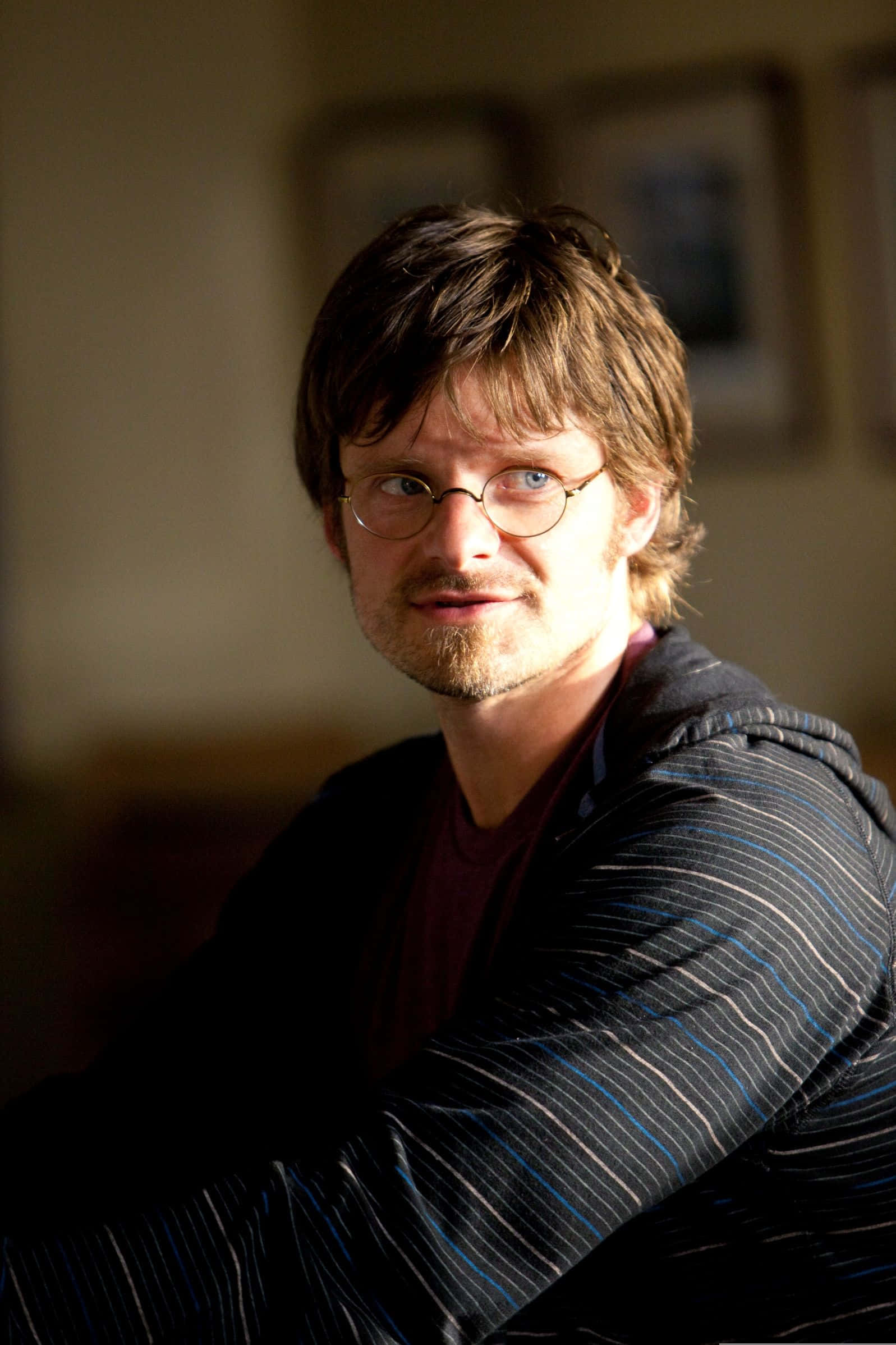 Candid Portret Van Hollywoodacteur Steve Zahn Achtergrond