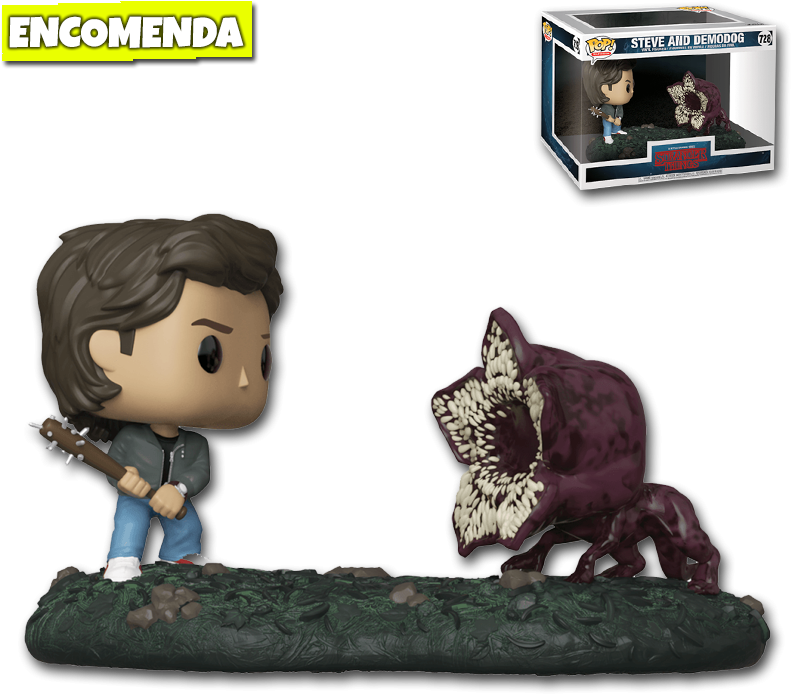 Steveand Demodog Funko Pop PNG