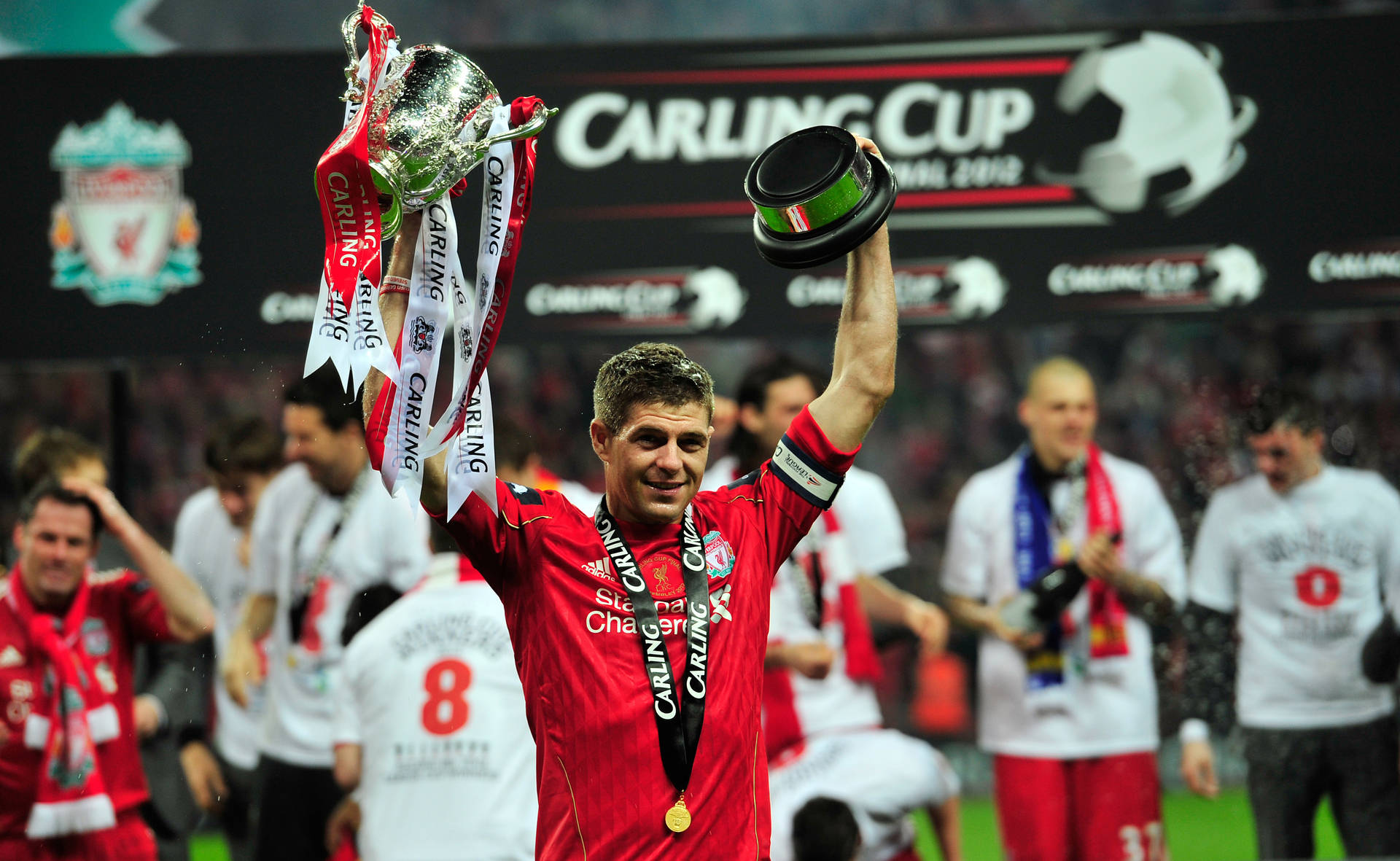Steven Gerrard Carling Cup 2012 Background