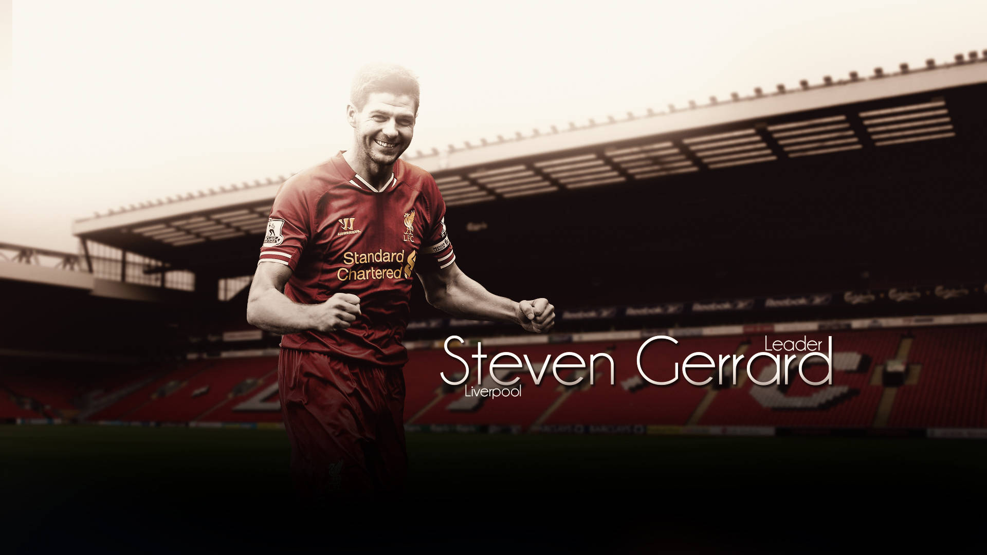 Steven Gerrard Liverpool Leader