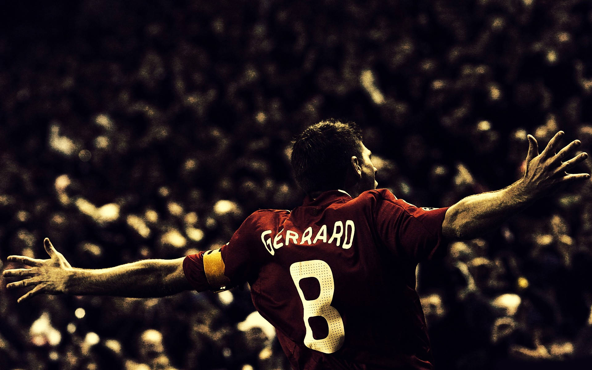 Steven Gerrard Red Jersey 8 Background