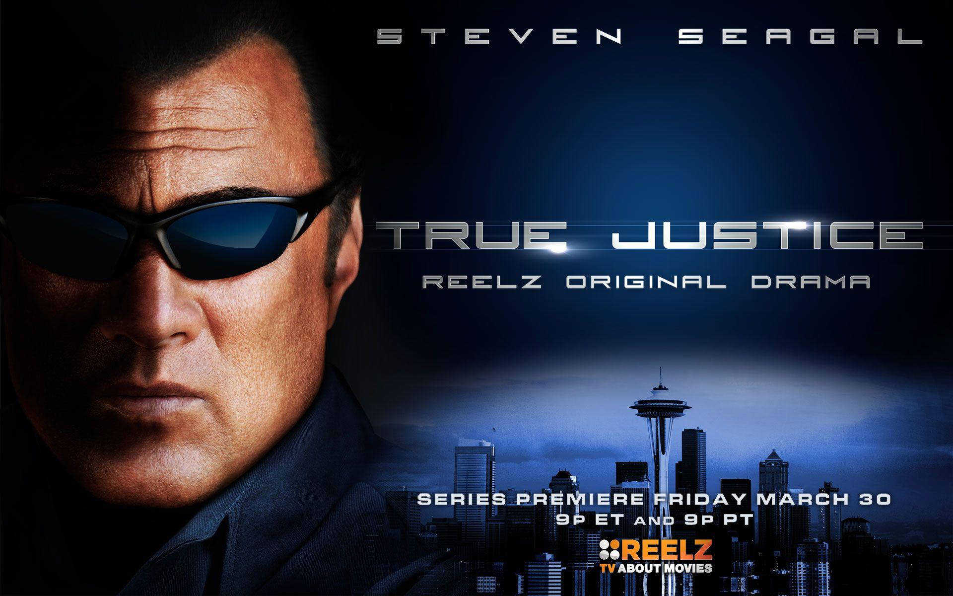 Steven Seagal True Justice Action Film Tapet Wallpaper