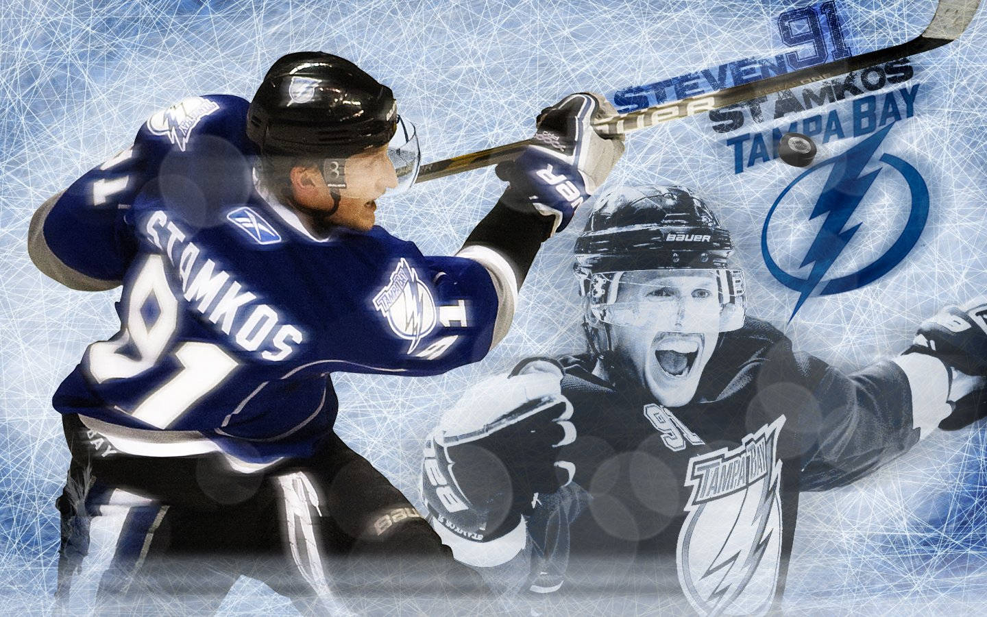 Steven Stamkos Is Ice Hockey Øjeblikke Tampa Bay Lightning Wallpaper Wallpaper