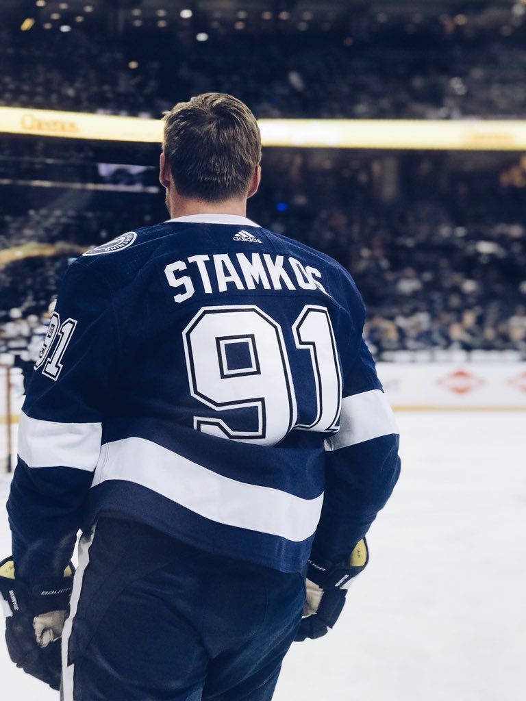 Steven Stamkos Tampa Bay Lightning Ishockey Hold Tapet Wallpaper