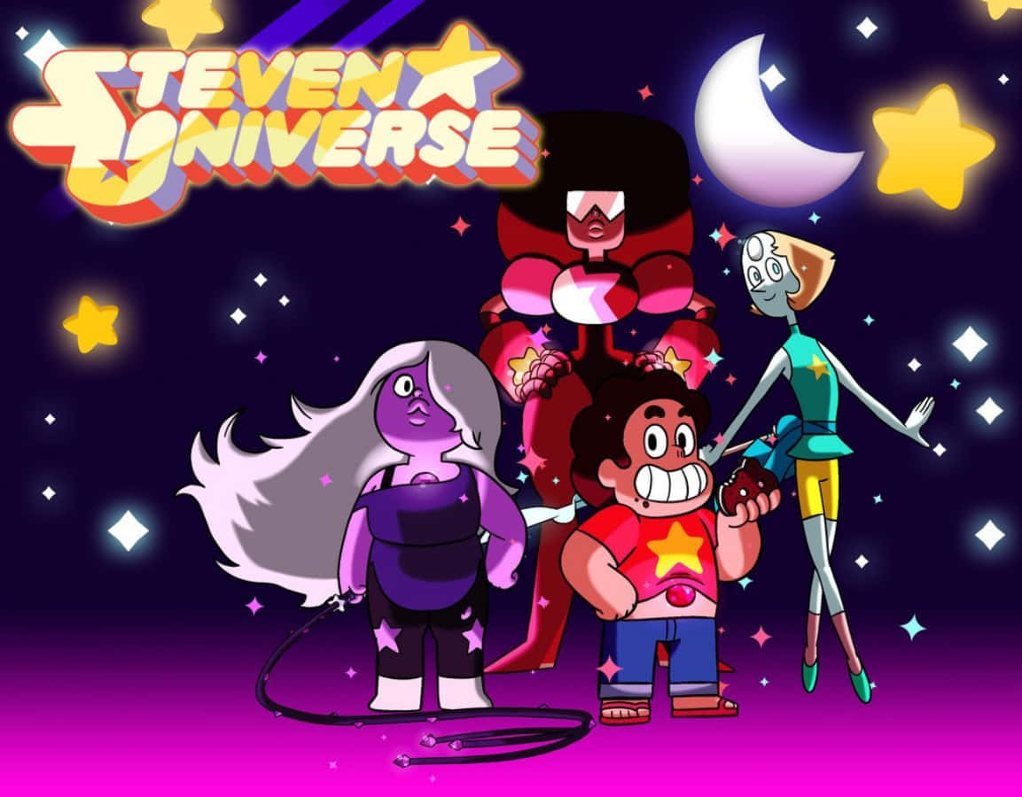 Karakterer fra Steven Universe Mineral Aliens Vækst Wallpaper