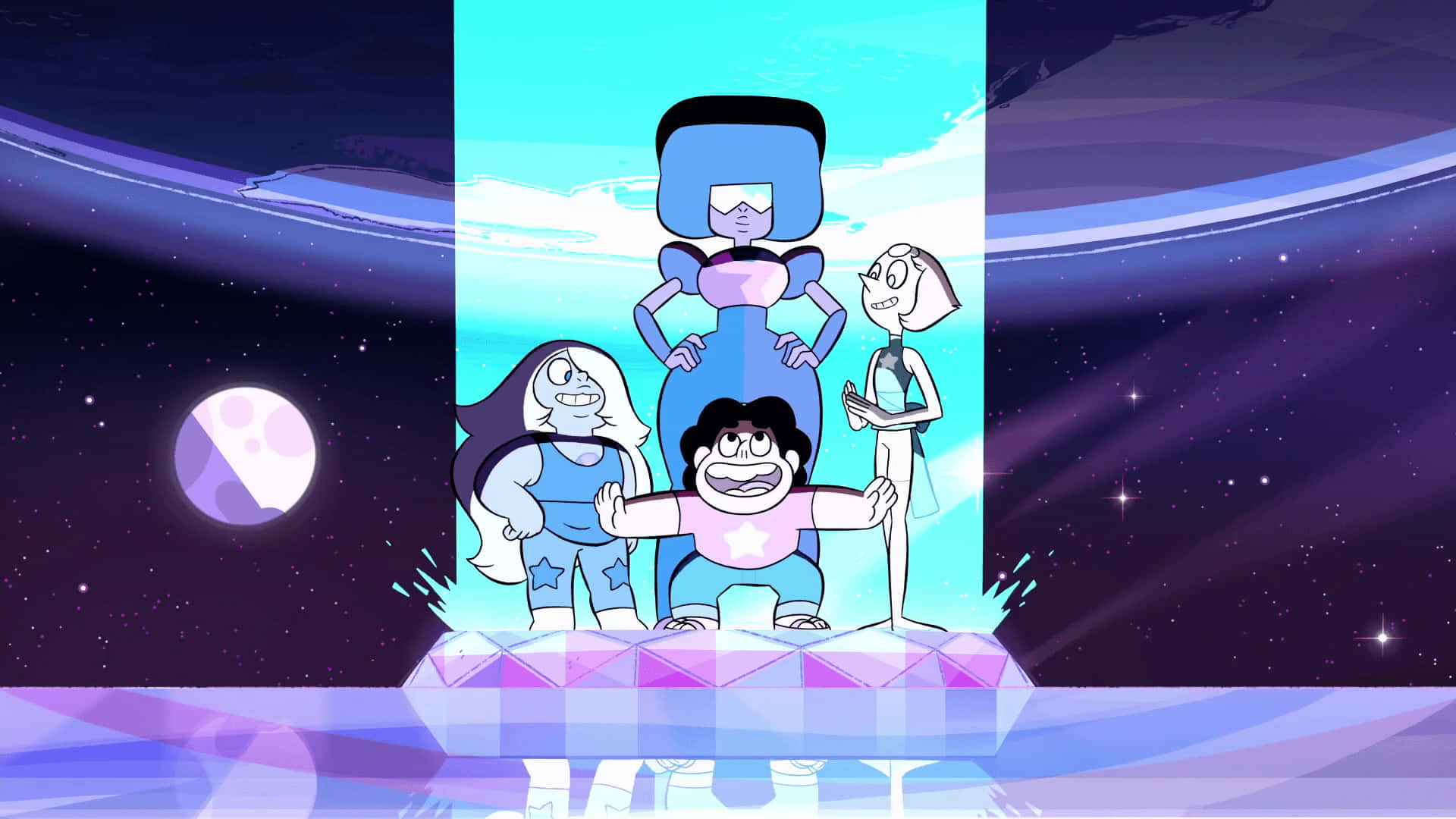 The Main Characters of the Cartoon Network Show Steven Universe Wallpaper