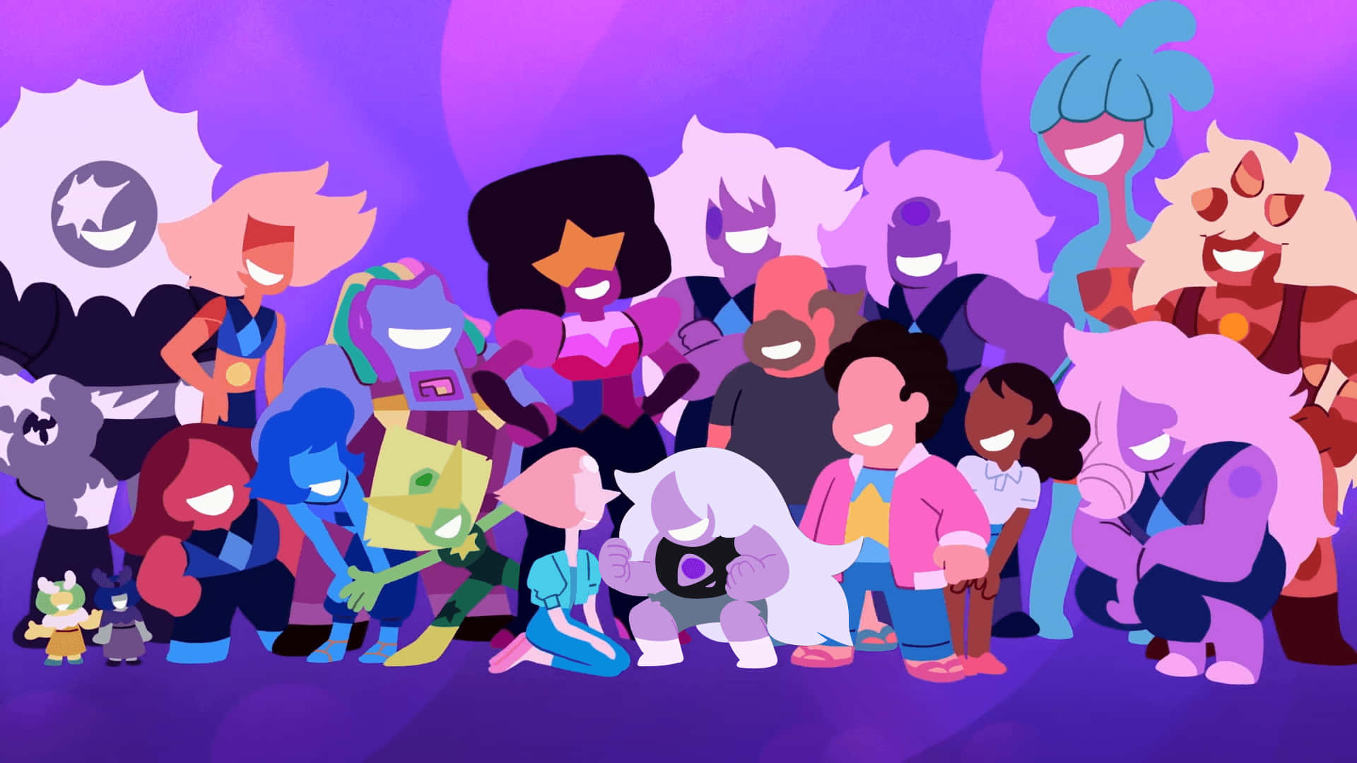Vis noget kærlighed til Steven Universe karaktererne! Wallpaper