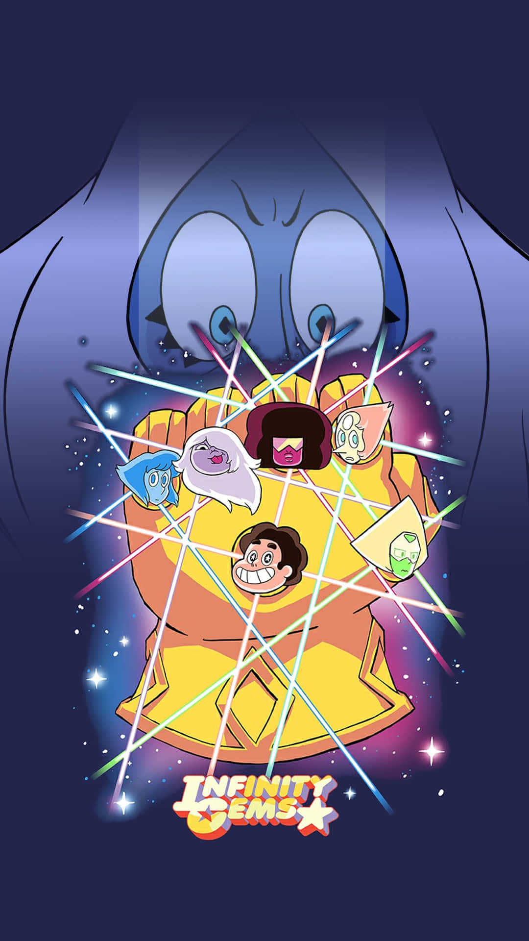 Stevenuniverse Charaktere - Angeführt Von Steven, Die Kristalljuwelen Stehen Hoch. Wallpaper