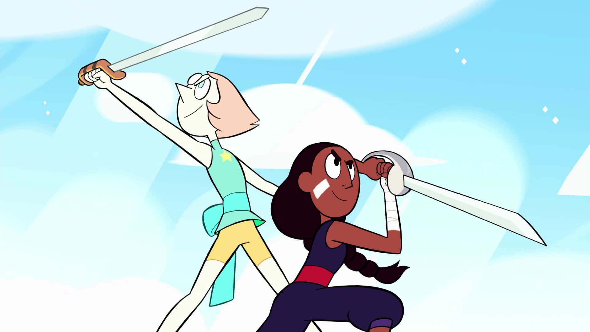 Steven Universe Characters Ready for Adventure Wallpaper
