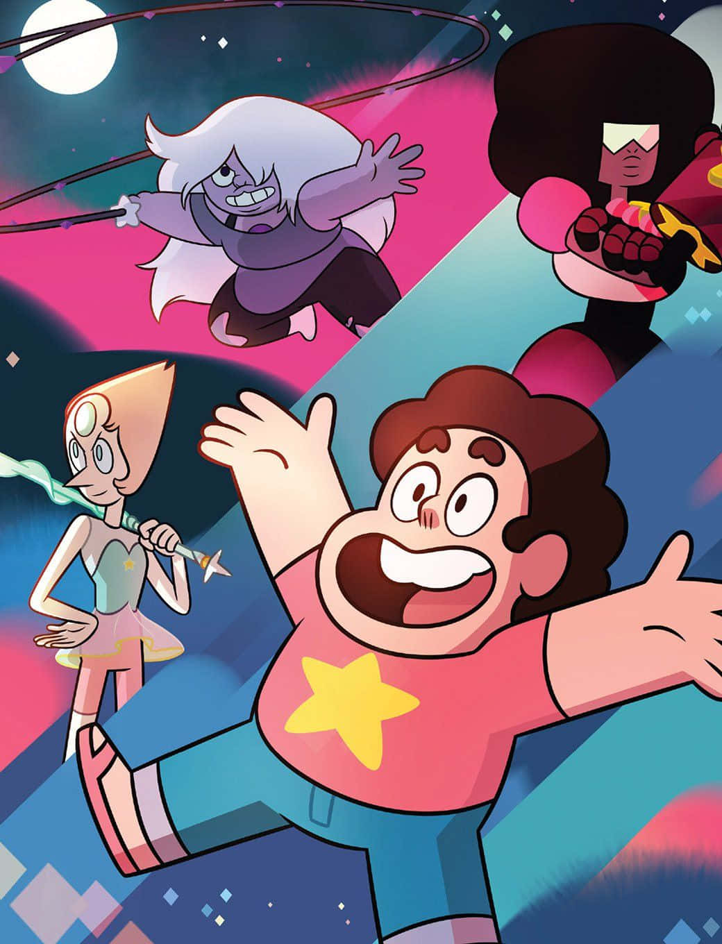 Steven and Friends Unite for Adventure Wallpaper