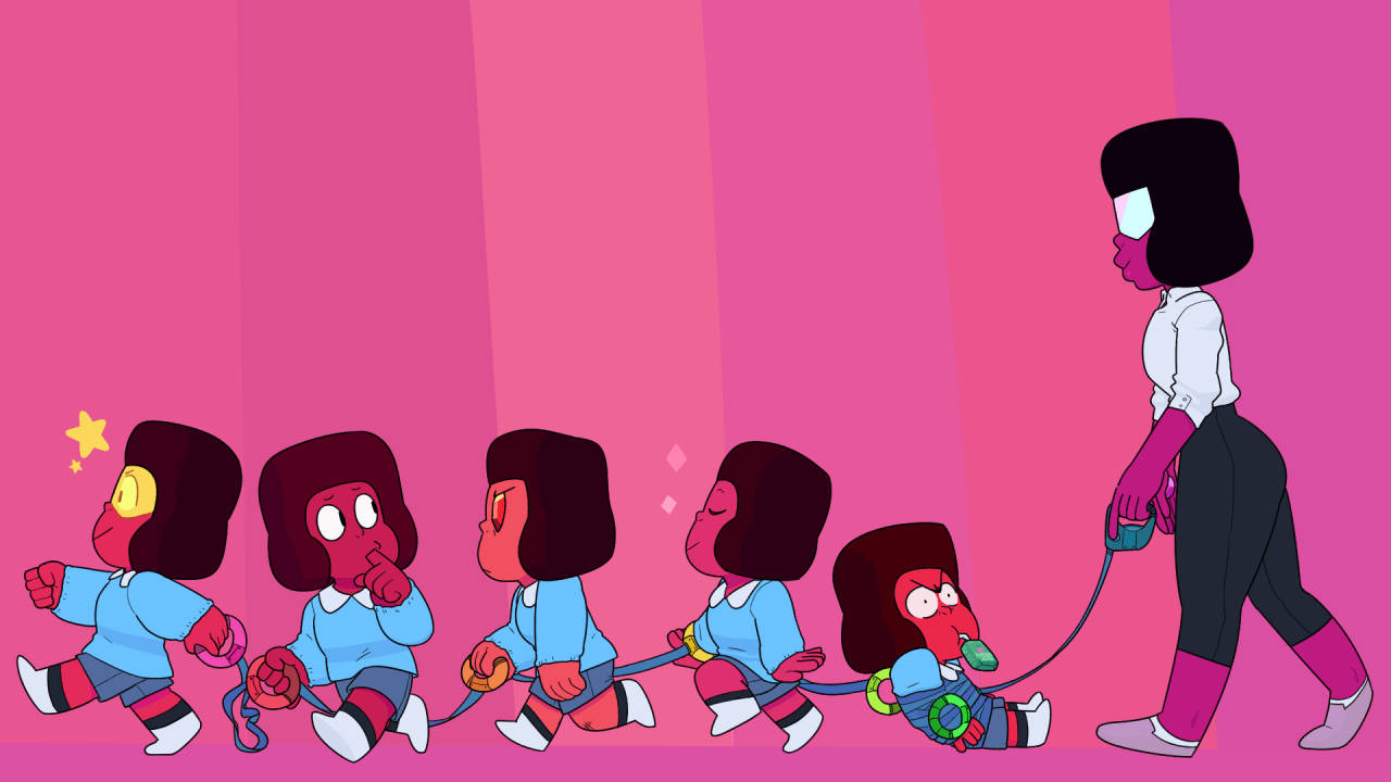 Steven Universe Ruby Kindergarten Wallpaper