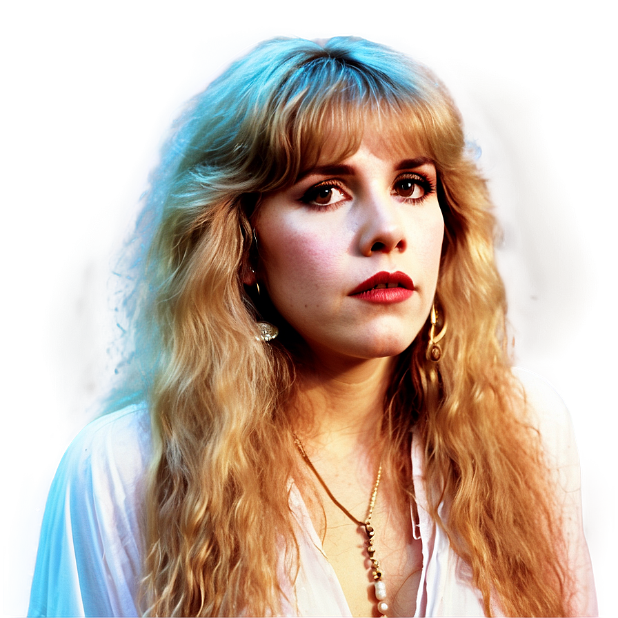 Stevie Nicks 80s Look Png 06252024 PNG