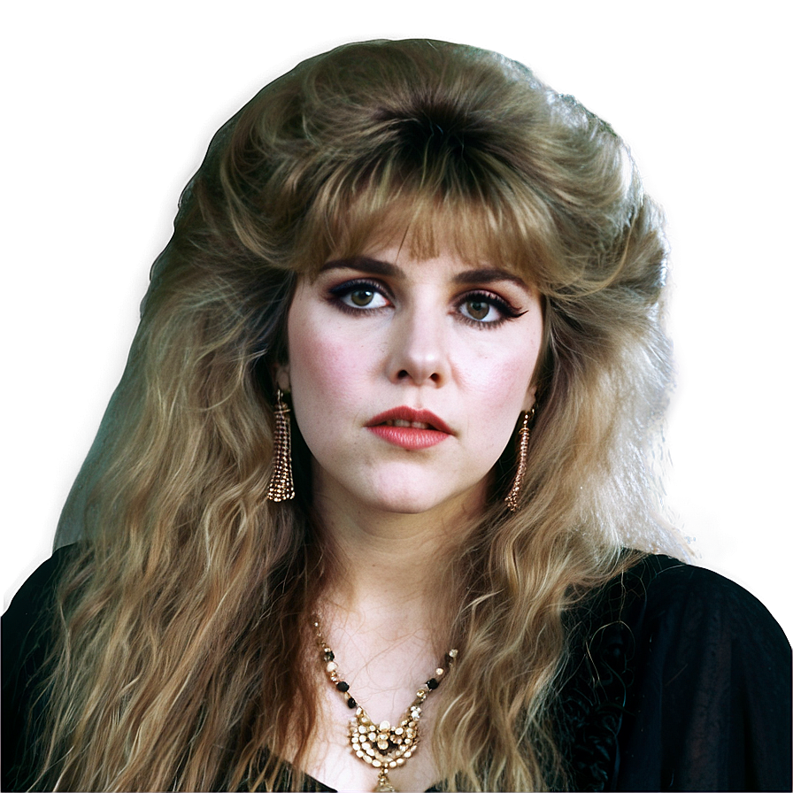 Stevie Nicks 80s Look Png Mdl88 PNG