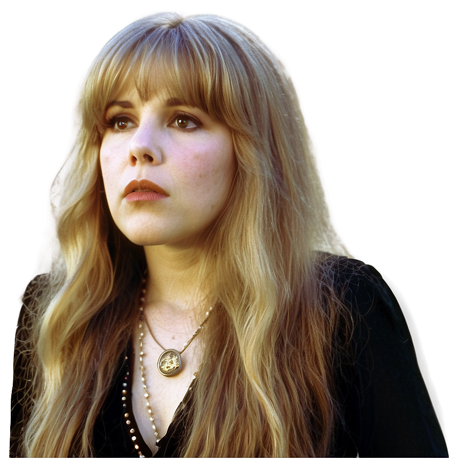 Stevie Nicks Fashion Icon Png Ruj PNG