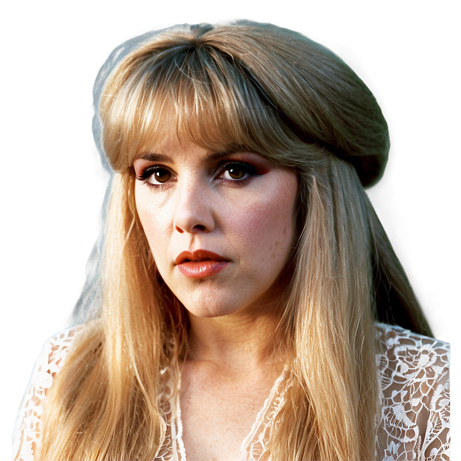 Stevie Nicks In Lace Png 06252024 PNG