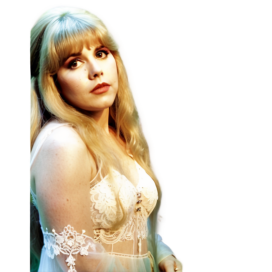 Stevie Nicks In Lace Png Ssq61 PNG