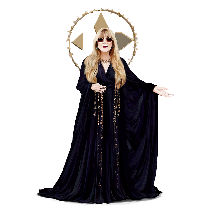 Stevie Nicks Legendary Fashion Png Hup50 PNG