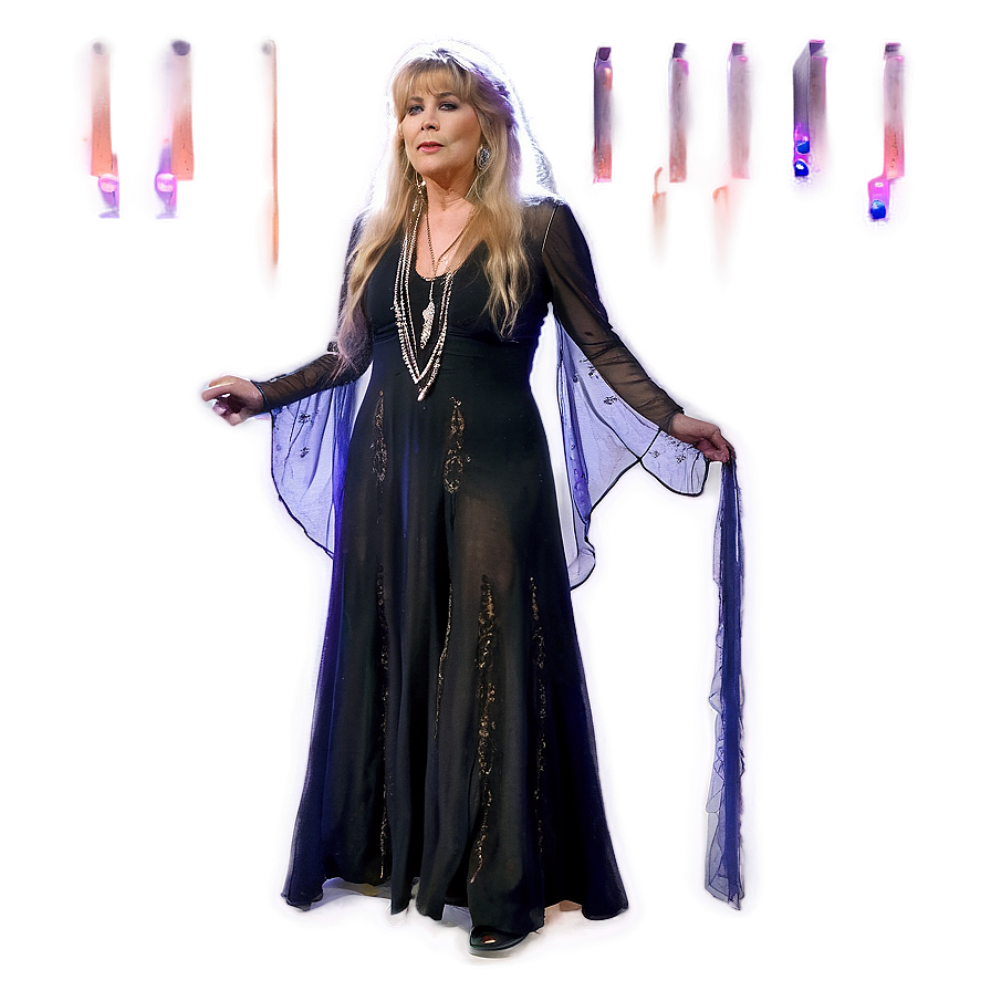 Stevie Nicks Live Performance Png Crc PNG