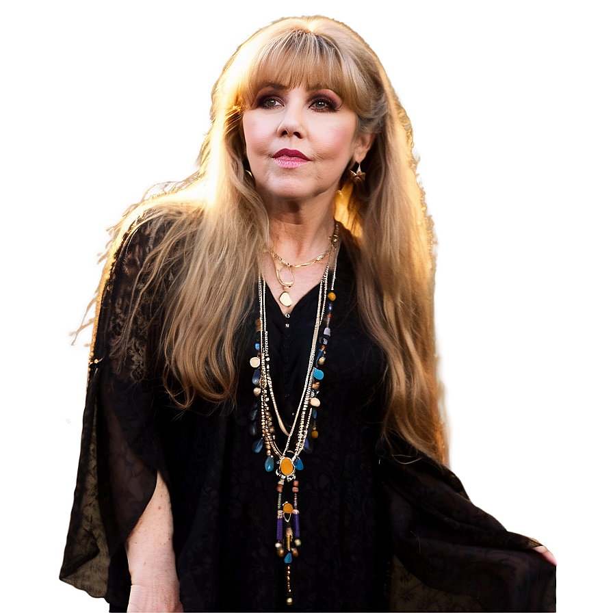 Stevie Nicks On Stage Png 64 PNG