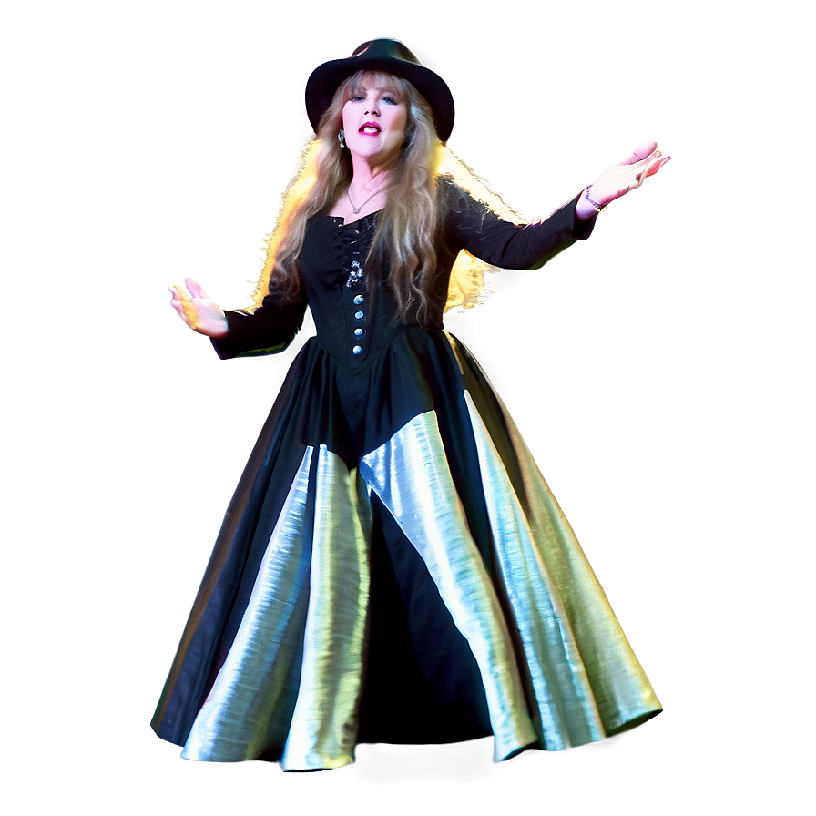 Stevie Nicks Performing Live Png 06252024 PNG