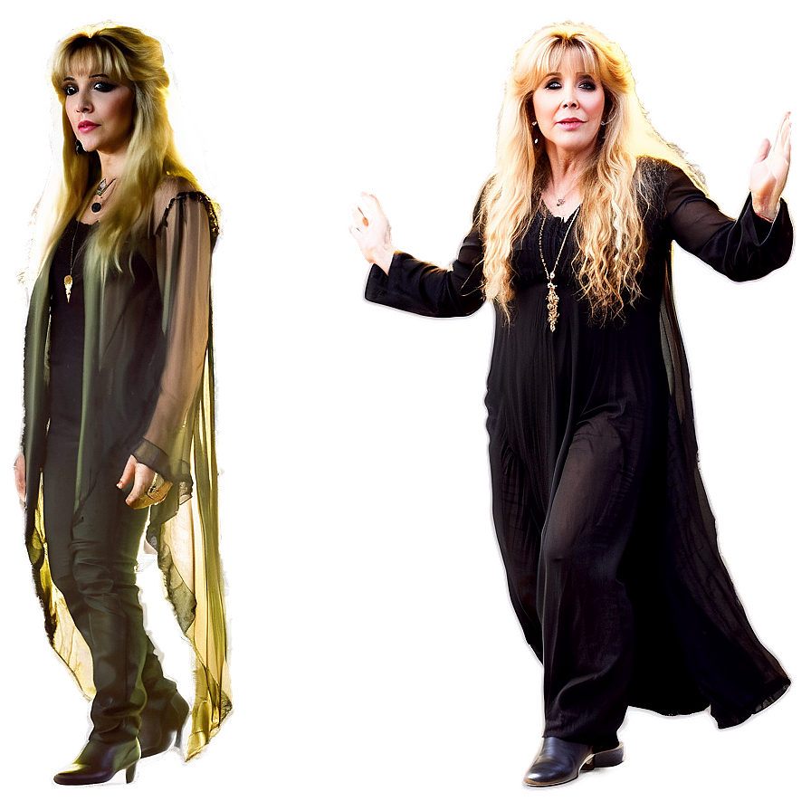 Stevie Nicks Shawl Dance Png Vcw40 PNG