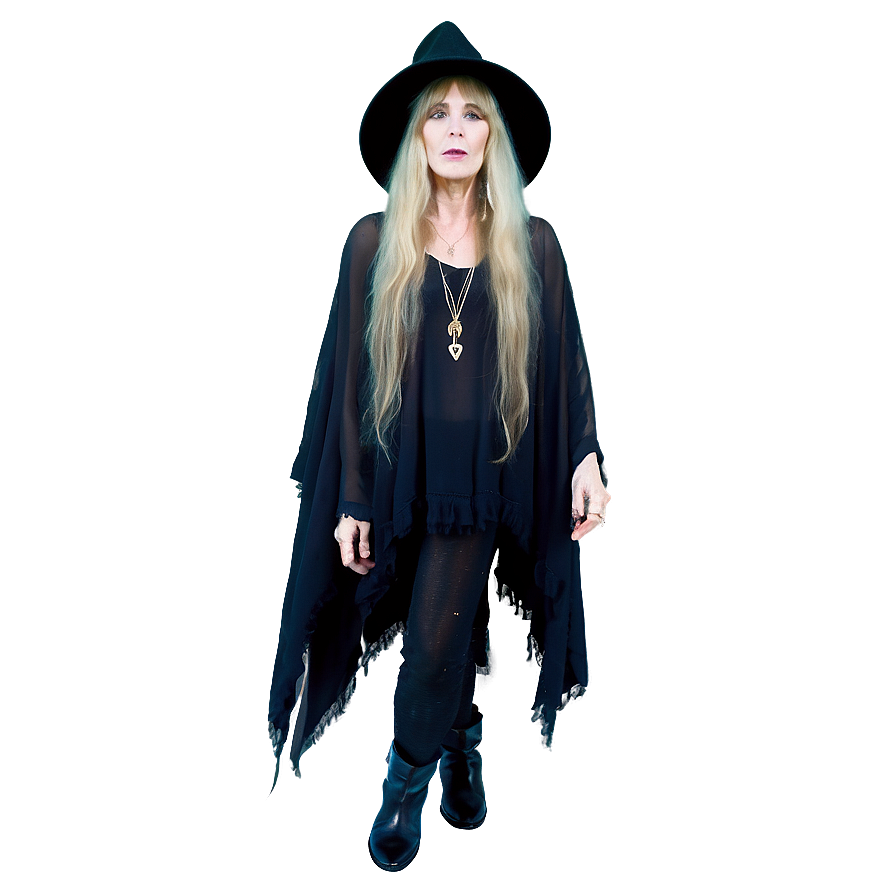 Stevie Nicks Witchy Look Png 06252024 PNG