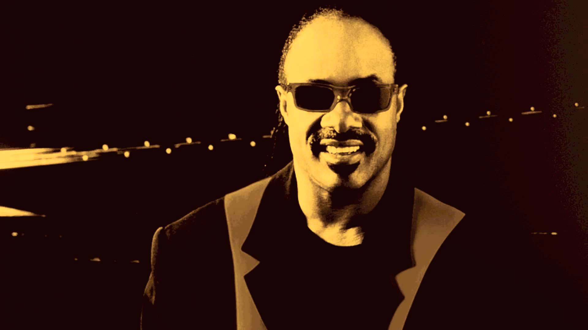 Stevie Wonder Yellow Filter Photo Picture