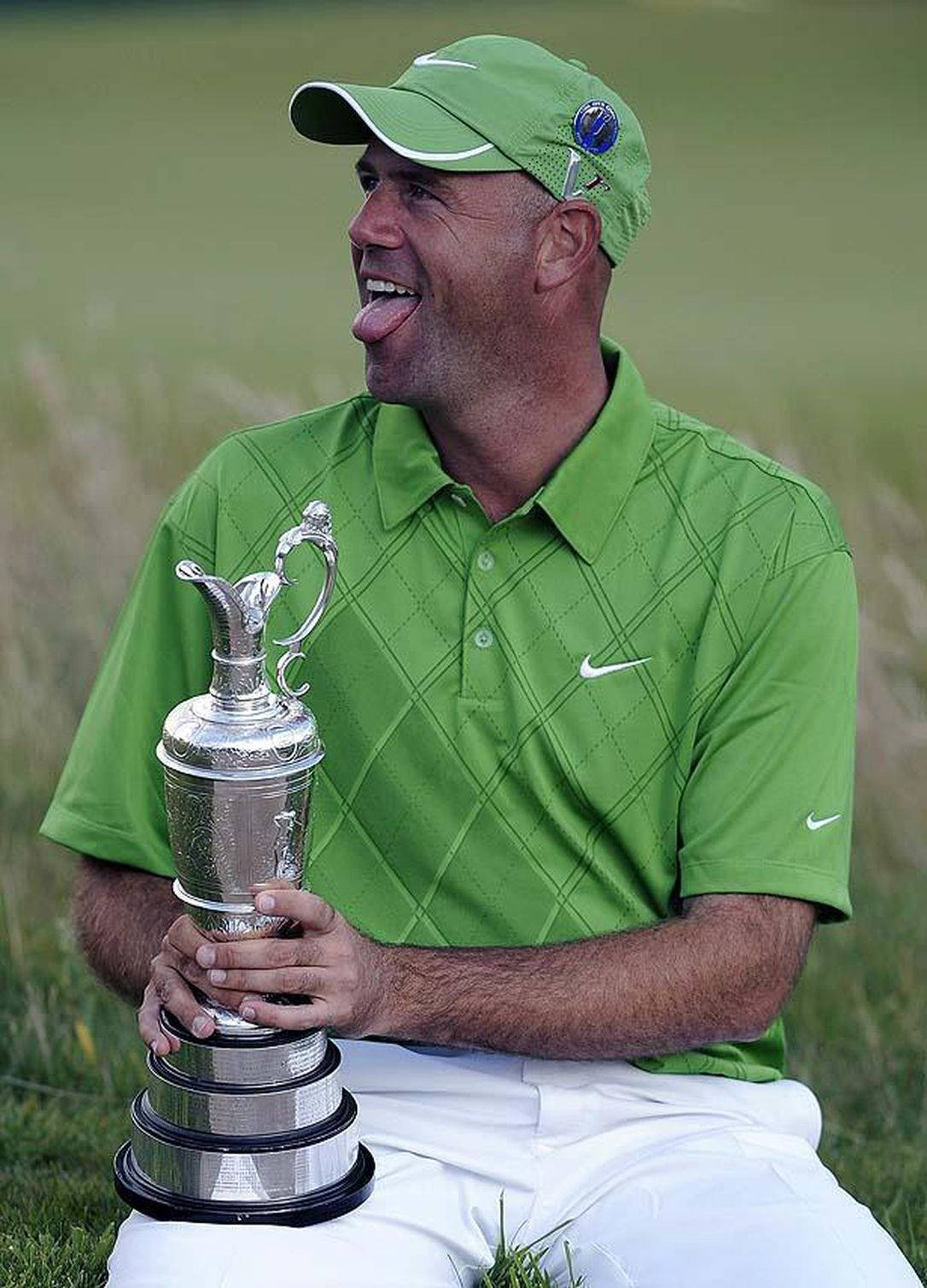 Stewartcink Gör En Rolig Min - (could Be Used As A Caption For A Wallpaper Featuring Stewart Cink Making A Funny Face) Wallpaper