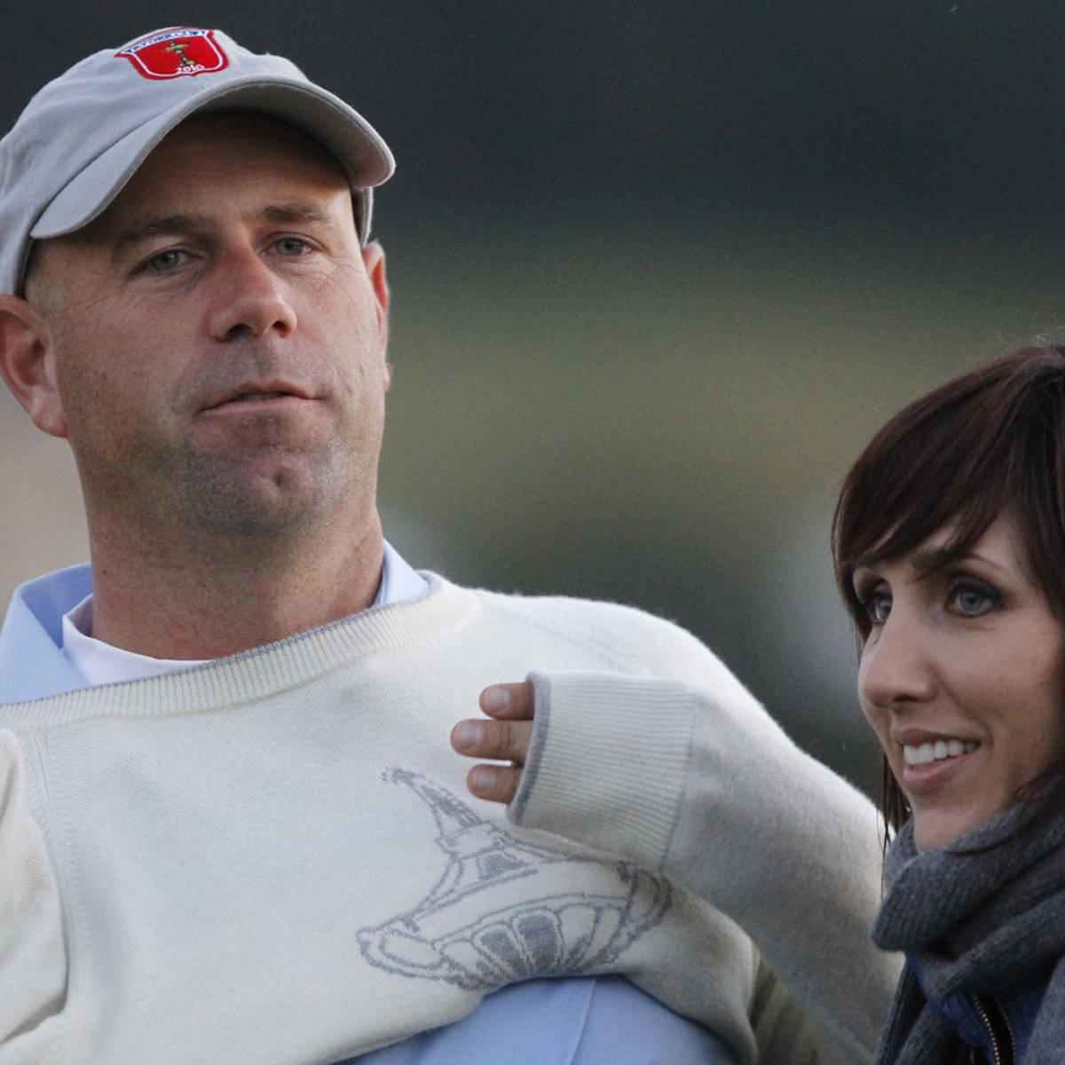 Stewart Cink Photographed With Wife Wallpaper