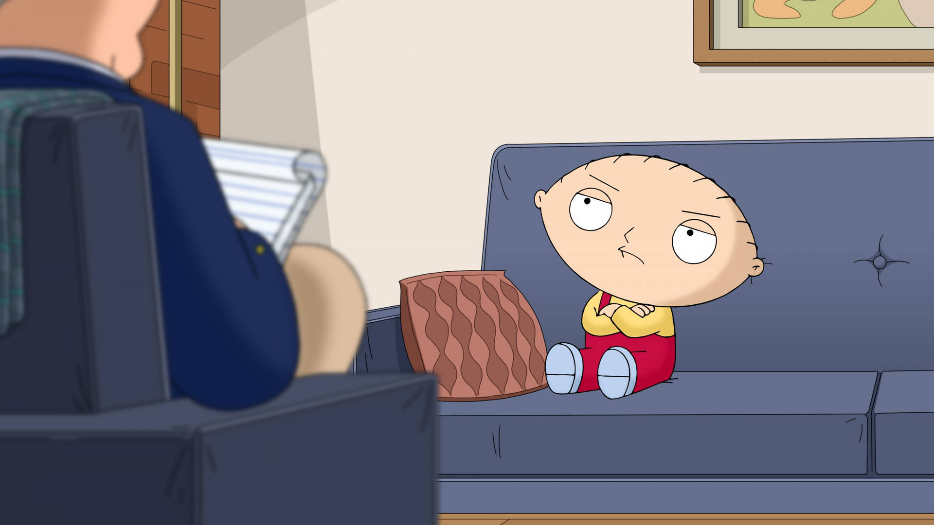 Stewie Griffin Crossed Arms Wallpaper