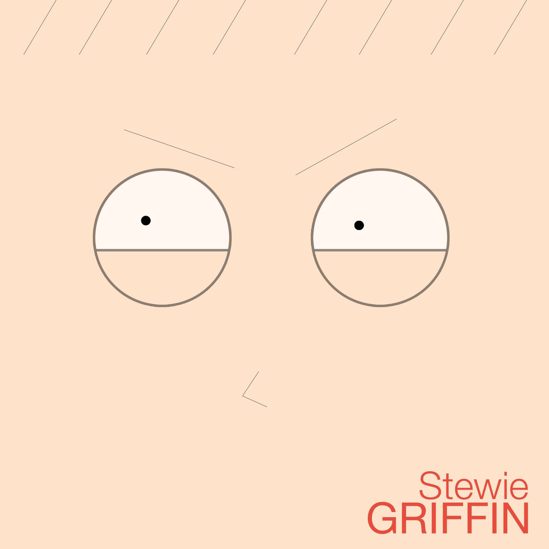 Stewie Griffin Round Eyes Wallpaper