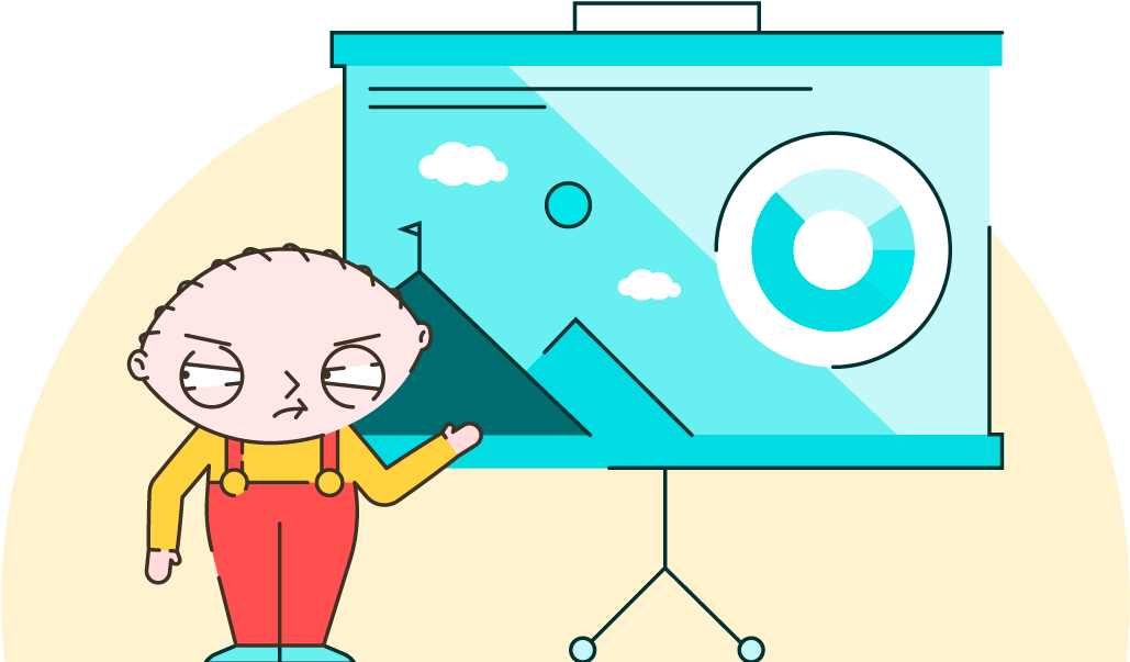 Stewie Presentation Family Guy PNG