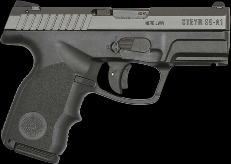 Steyr S9 A1 Pistol PNG