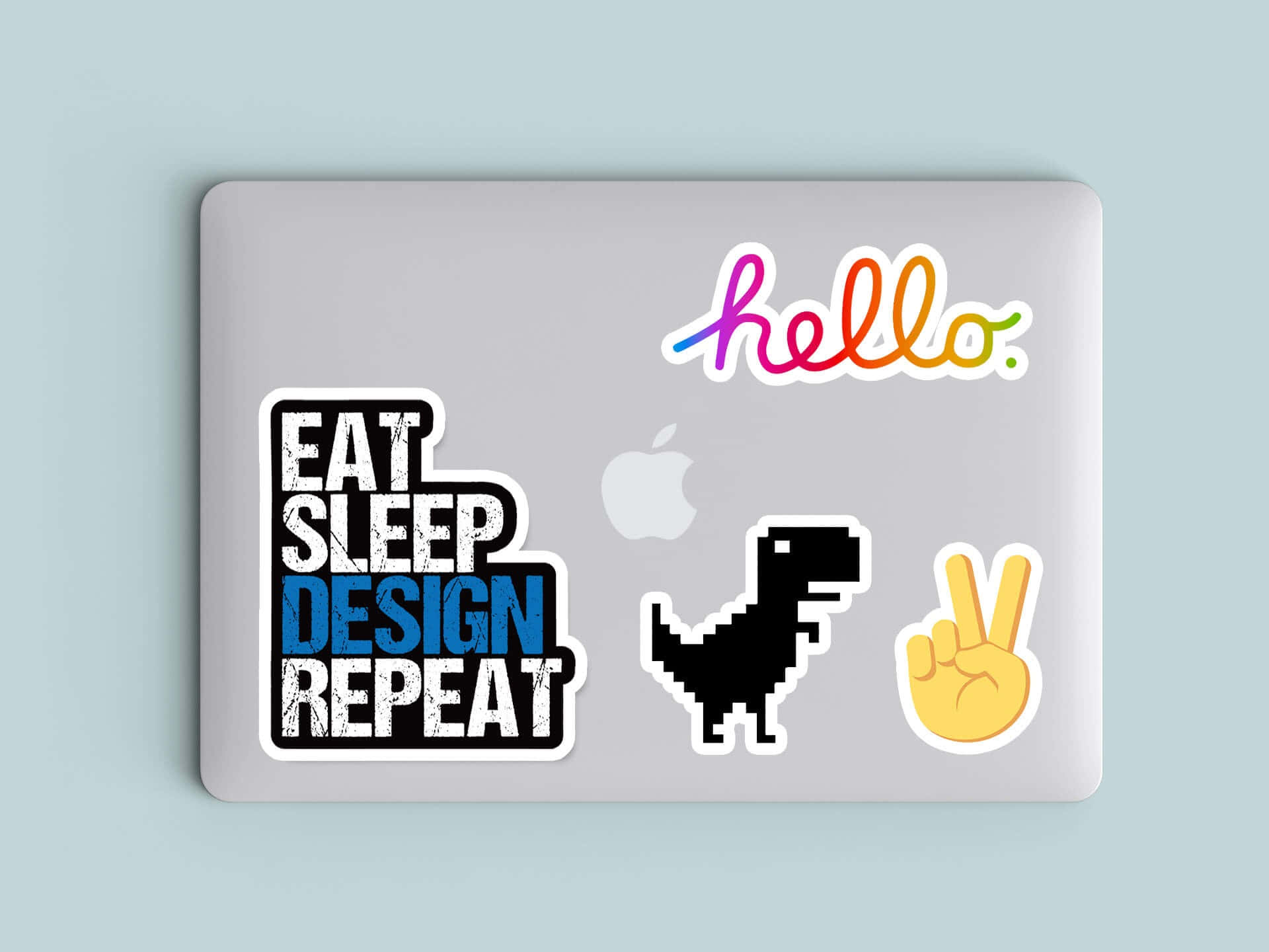 Eat Sleep Design Repeat Stickers
