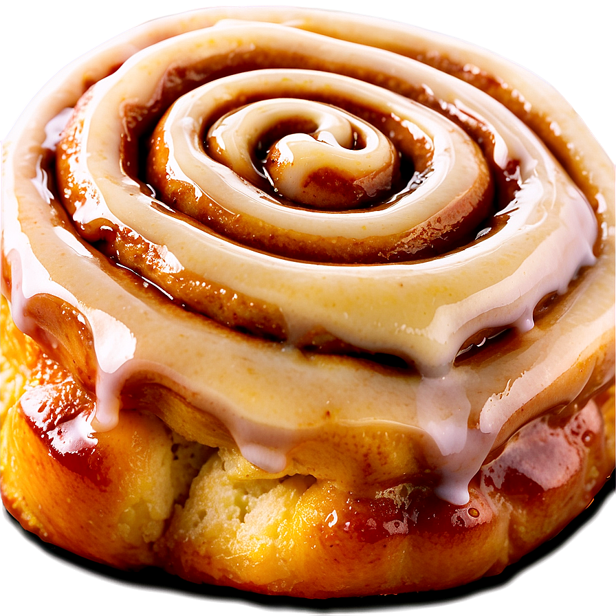 Sticky Cinnamon Roll Cluster Png 06122024 PNG
